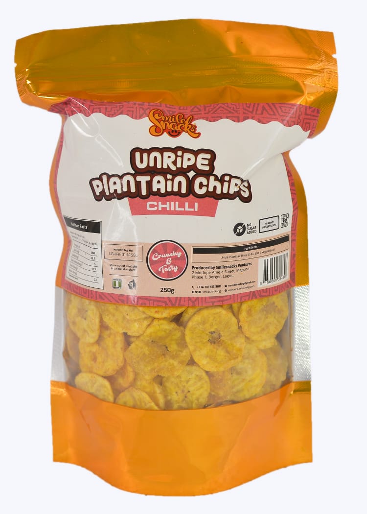 Unripe Plantain Chips (Chilli) - 250g