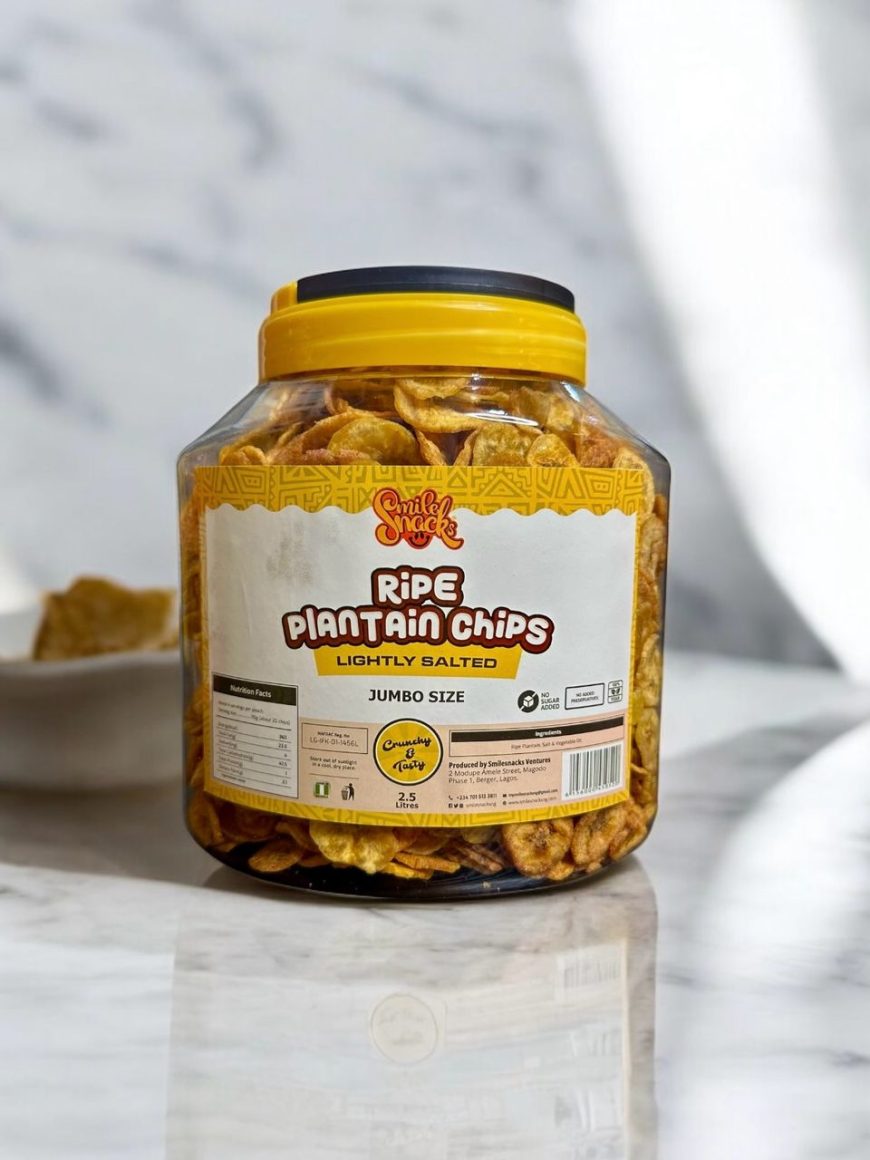 Ripe Plantain Chips (Lightly Salted) - Jumbo Size